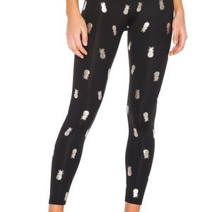 Beyond Yoga Pineapple High Waisted Midi Leggings